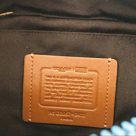 Coach Marvel Warren Belt Bag Comic Book Print - Picture 5 of 6